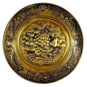 Peerage Grapes & Fruits Wall Plate Vintage Mid-Century Home Decor England